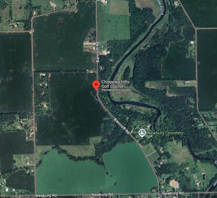 Chippewa Hills Golf Course - Aerial Map